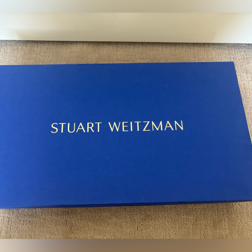 New with Box Stuart Weitzman x Disney Collab White Combat Boots Size 8 - Picture 2 of 15